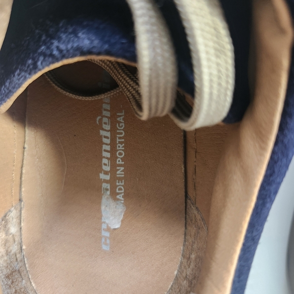 Cruza Tendencia Men's Navy US 12  Suede Leather Low Top Classic Chic Sneakers - Picture 5 of 10